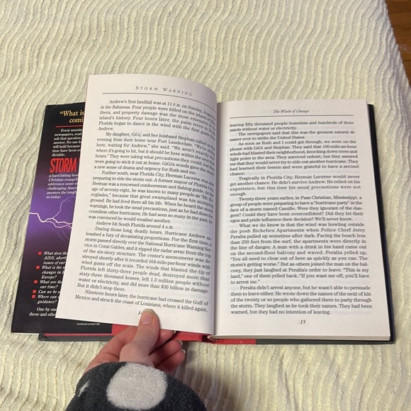 Storm Warning hard cover book by Billy Graham - Picture 9 of 10